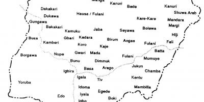 Dibuixar nigèria mapa
