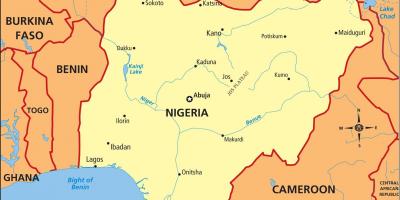 La nigèria mapa