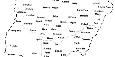 Dibuixar nigèria mapa