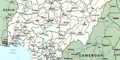 Lagos, nigèria mapa d'àfrica
